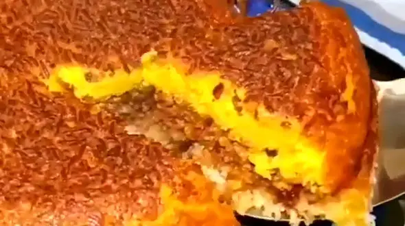 ته چین گوشت و هویج بپز + فیلم