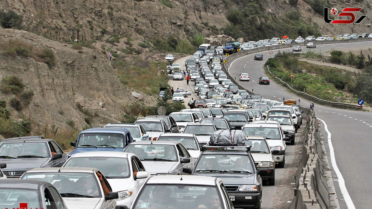 ترافیک سنگین در آزادراه کرج-تهران / لغزندگی درمحورهای آذربایجان شرقی و غربی، اردبیل و کردستان 