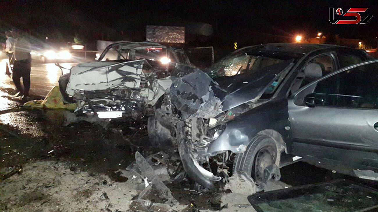 تصادف مرگبار پژو و پیکان در نیشابور 