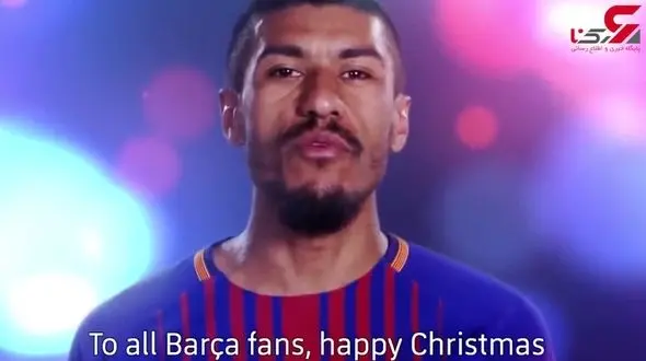تبریک خاص و دیدنی آغاز سال 2019 از طرف بازیکنان بارسلونا+فیلم