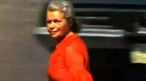 تنها فیلم از دخترقرمزپوش میدان فردوسی تهران / این زن ناگهان ناپدید شد! + فیلم