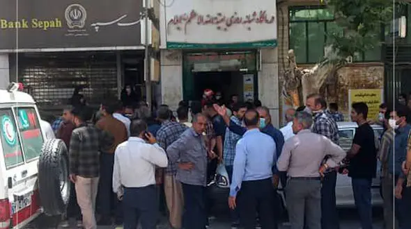 انفجار مرگبار کپسول گاز اکسیژن در درمانگاه بقیه الله ایلام + عکس