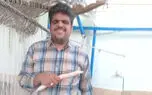 بافت زیلو با دستان مرد نابینا + فیلم