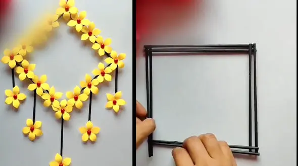 طرز ساخت آویز گلی / فیلم