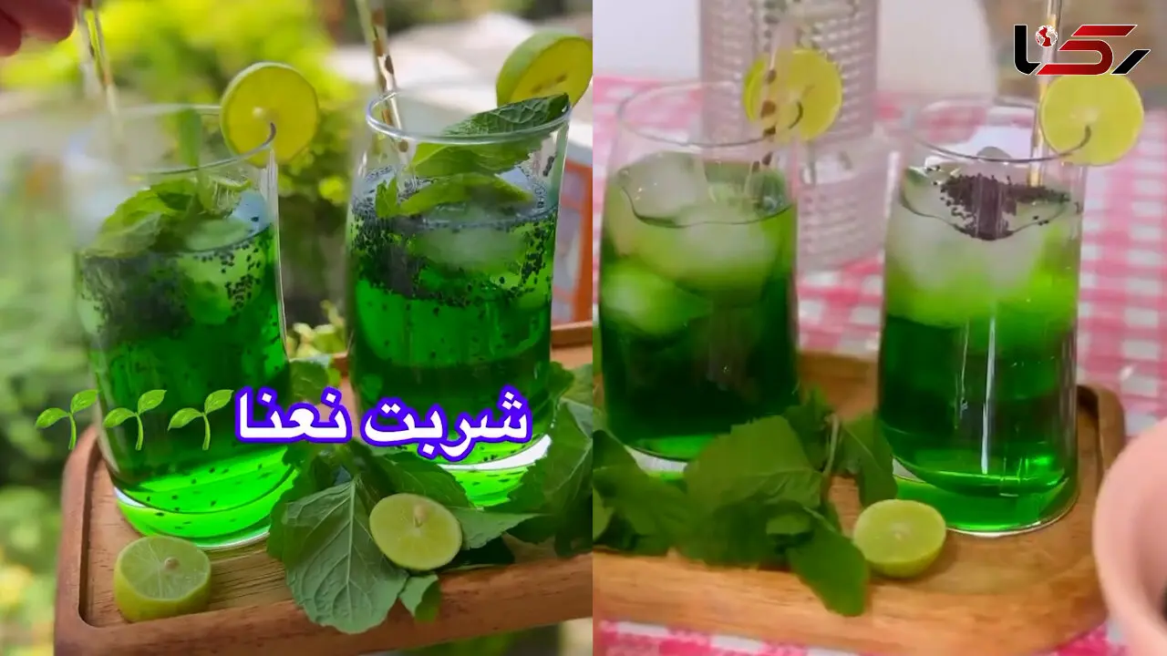 شربت نعنایی مناسب برای گوارش و تابستان + فیلم
