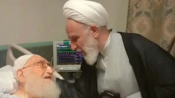 عیادت رئیس دفتر رهبر انقلاب از آیت الله نوری همدانی
