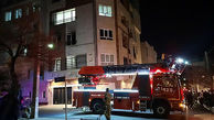 4 عکس از  آتش سوزی منزل مسکونی در جنت آباد جنوبی 