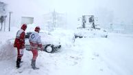 امدادرسانی به ۵۶ نفر از متاثرین برف و کولاک در آذربایجان غربی