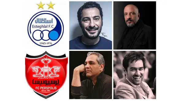 کدام ستاره ها طرفدار آبی یا قرمز هستند؟ / کل کل ستاره ها در فضای مجازی برای بازی دربی فردا