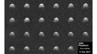 جدیدترین تصویر سیارکی که از کنار زمین عبور کرد منتشر شد