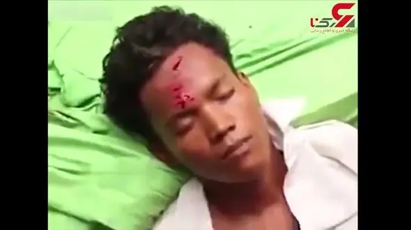 لحظه سقوط بدلکار یک فیلم و برخورد خونین سرش به زمین +فیلم