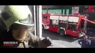 فیلم آتش سوزی در خیابان شریعتی تهران+ فیلم