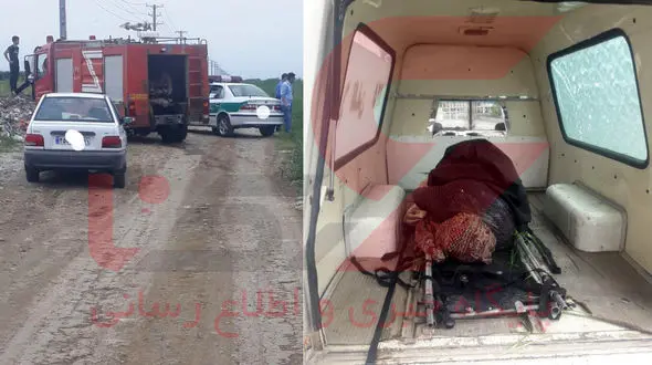 عکس جسد یک زن در کانال آب  پارس آباد مغان ! + عکس 