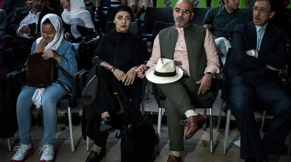 تیپ جالب رویا نونهالی در یک کنسرت موسیقی +عکس