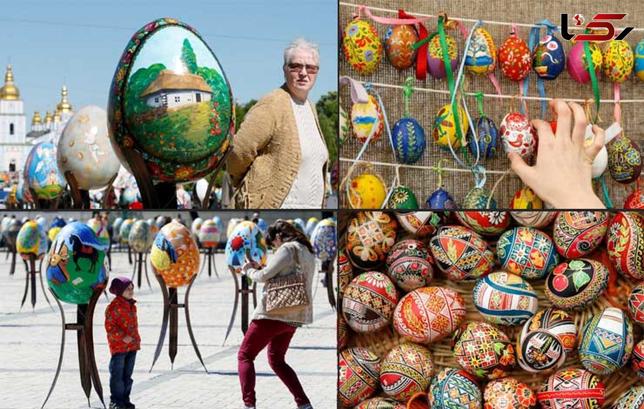 جشنواره تخم‌مرغی در اوکراین + عکس
