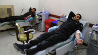 یگان امدادنیروی انتظامی آبادان با اهدای خون به نیاز فوری سازمان انتقال خون پاسخ دادند+عکس