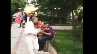 فیلم رقص باباکرمی  پیرمرد در خیابان ! / از صادق بوقی جذاب تر !