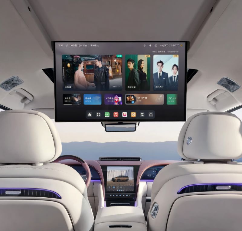 نمایشگر سقفی خودرو بی‌وای‌دی یانگ‌وانگ U8L