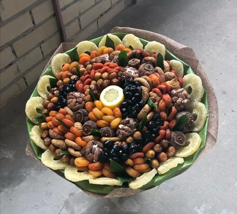 تزیین آجیل، میوه خشک و خشکبار عروس برای نوروز 1405