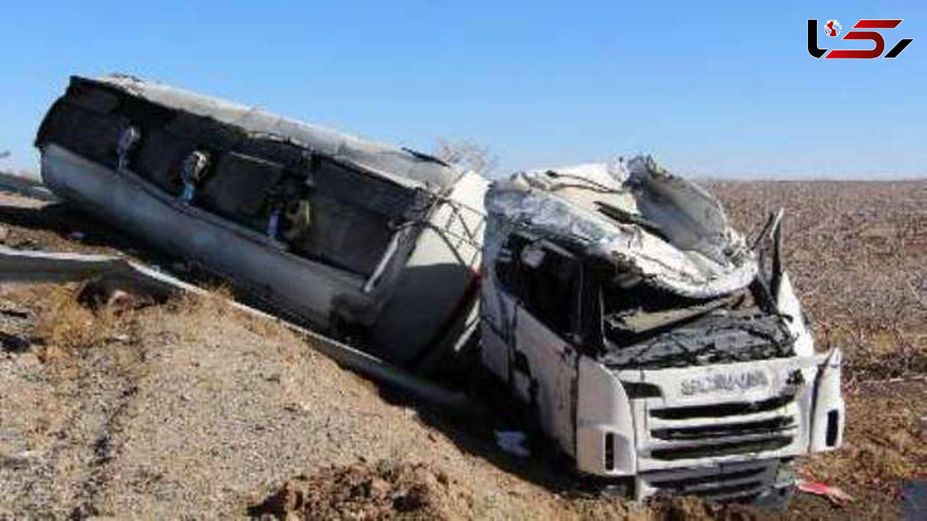 واژگونی کامیون با یک کشته  در فارس