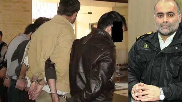 9 شرور شب چهارشنبه سوری رشت دستگیر شدند