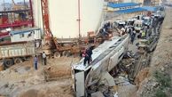 سقوط اتوبوس با ۳۶ سرنشین در عسلویه + عکس