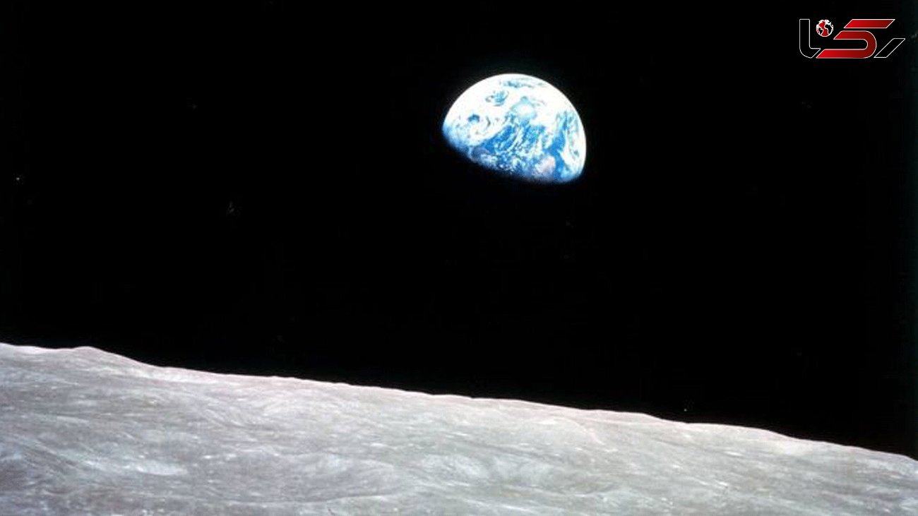 غروب زمین را از افق ماه ببینید + فیلم