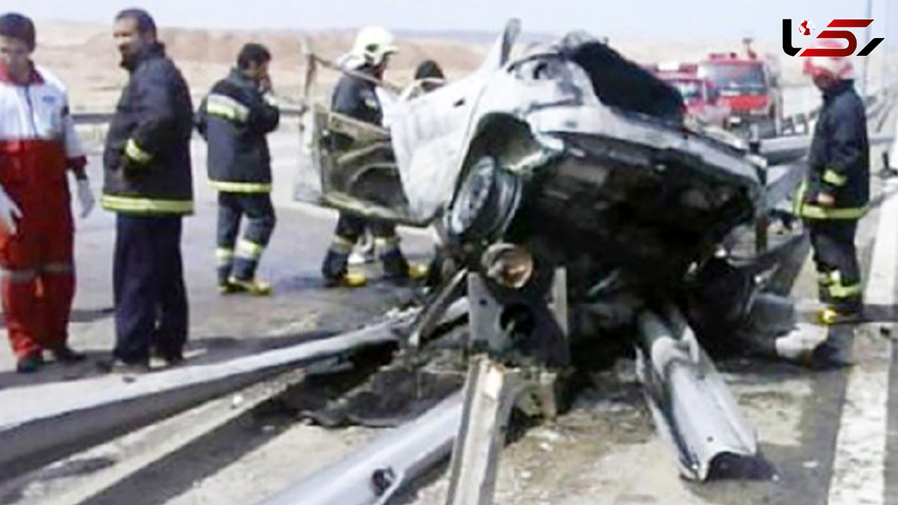  5 کشته و زخمی در تصادف سواری با گاردریل در  قوچان