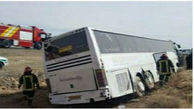 شناسائی یک نفر از اجساد حادثه واژگونی اتوبوس کارکنان پالایشگاه اصفهان