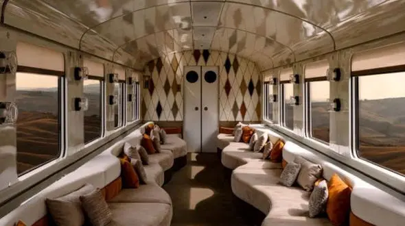 فیلم / اولین قطار مجلل خاورمیانه در عربستان رونمایی شد؛ نگاهی به جزئیات!