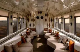 فیلم / اولین قطار مجلل خاورمیانه در عربستان رونمایی شد؛ نگاهی به جزئیات!