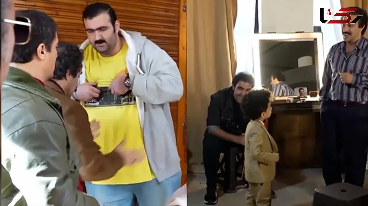 فیلم تمرین رقص محسن تنابنده با بهروز و سالار معمولی !