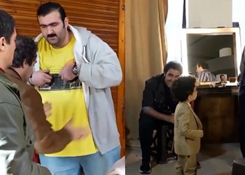 فیلم تمرین رقص محسن تنابنده با بهروز و سالار معمولی !