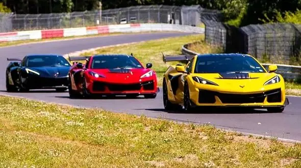 رکوردشکنی کوروت‌ های ZR1 و ZR1X در نوربرگ‌ رینگ / سریع ترین خودرو آمریکایی