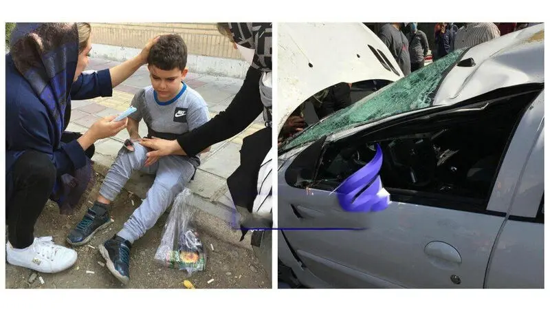 تصادف همسر وریا غفوری