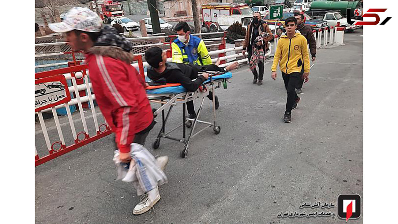 سقوط پسر تهرانی به یک کانال آب  در پونک + عکس ها