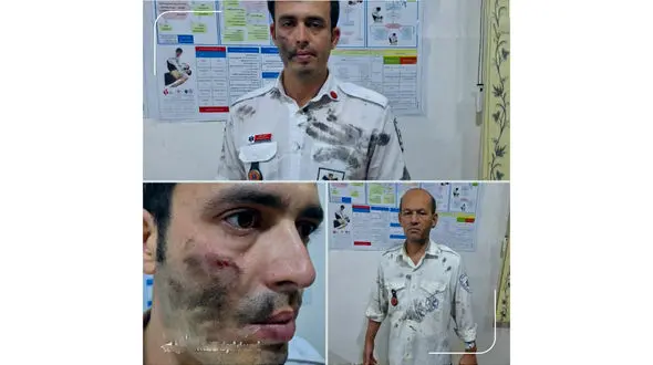 حمله به آمبولانس در شیروان / کارشناسان اورژانس مجروح شدند + جزئیات