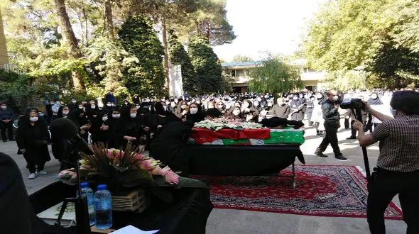 مراسم تشییع پیکر دکتر سید محمود نوریان در اصفهان