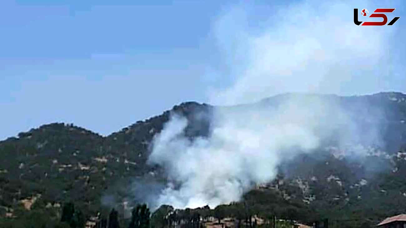 آتش سوزی در کوه‌های هرم جویم استان فارس