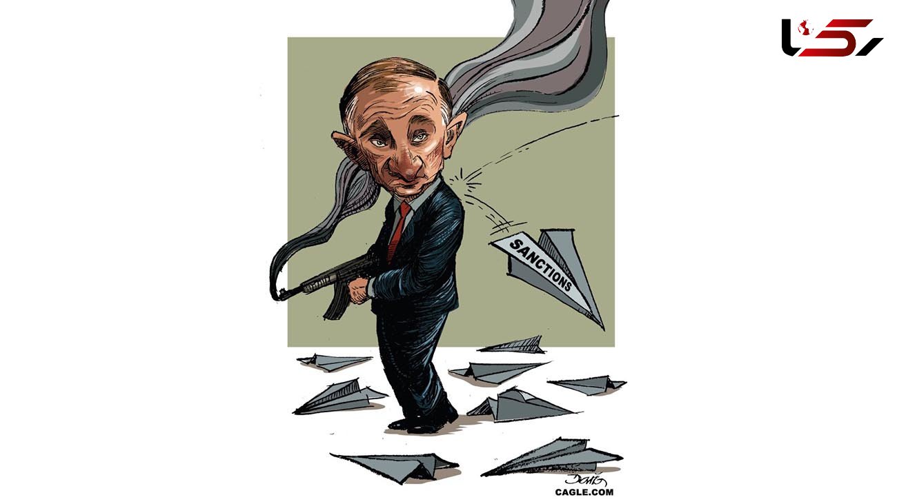 کاریکاتور / تاثیر تحریم‌ ها روی پوتین