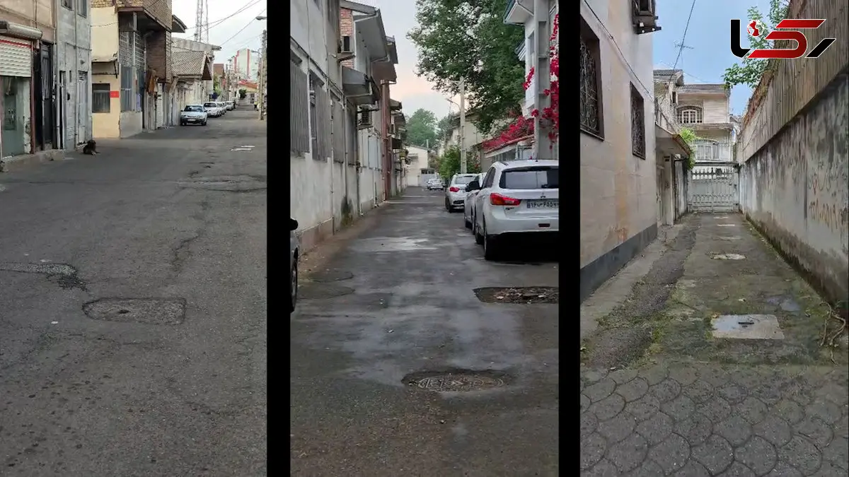 فیلم / رشتِ توریستی درگیر چاله های خیابان؛ صدای اعتراض شهروندان را کسی نمی شنود / جلوبندی خودروها قربانی آسفالت بی کیفیت شهر می شود