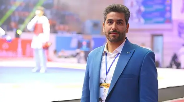 علی تاجیک سرمربی تیم ملی تکواندوی قزاقستان ش