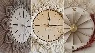 دکوراسیون خاص با ساعت دیواری مکرومه؛ 15 طرح برتر