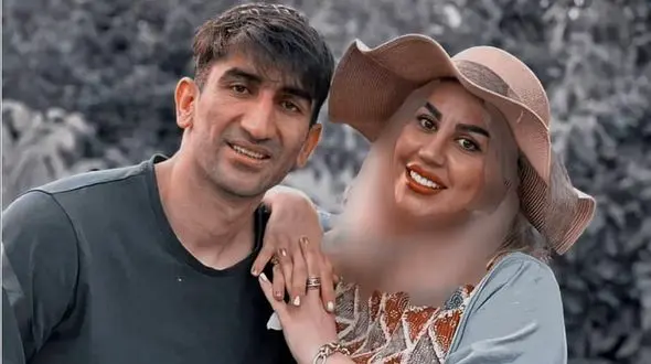 جشن قهرمانی خانوادگی علیرضا بیرانوند با جام قهرمانی / اکرم بانو جام را بالا برد ! + عکس ها