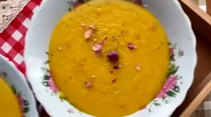 عصر پاییزی به وقت تهیه کاچی + فیلم