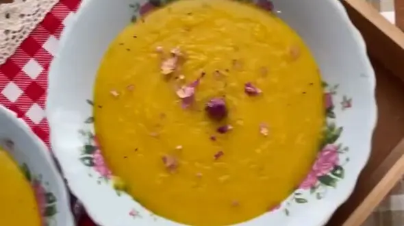 عصر پاییزی به وقت تهیه کاچی + فیلم