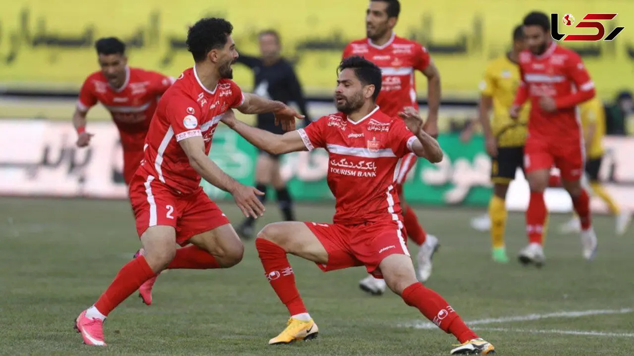 گل اول پرسپولیس به سپاهان + فیلم
