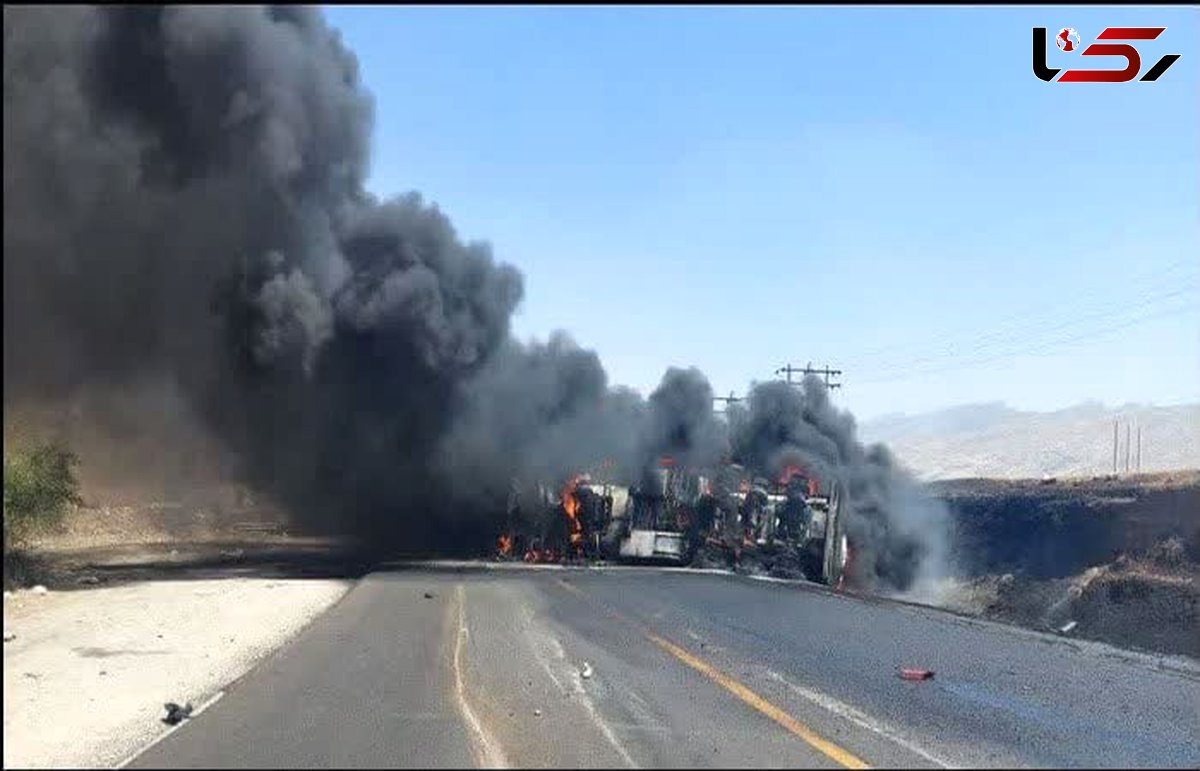 برخورد مرگبار راننده نفت کش عراقی با کوه/ در محور پلدختر اندیمشک رخ داد