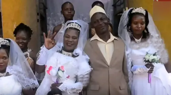 ازدواج همزمان محمد با 3 دختر! / همه عروس ها راضی هستند + عکس 