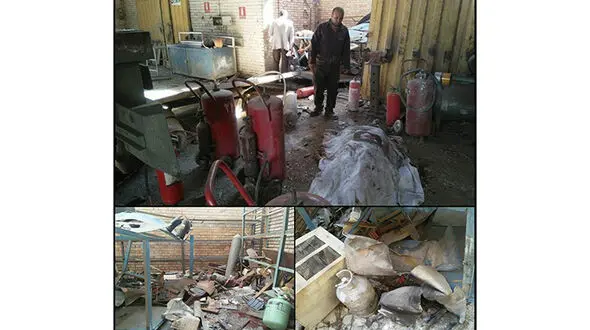 انفجار مرگبار در کارگاه شارژ سیلندرهای گاز